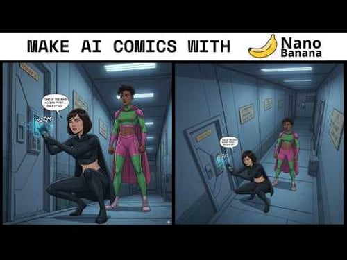 How to Make AI Comics with Free Nano Banana AI