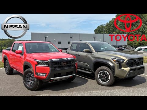 2026 Nissan Frontier VS Toyota Tacoma! Midsize Truck Battle!