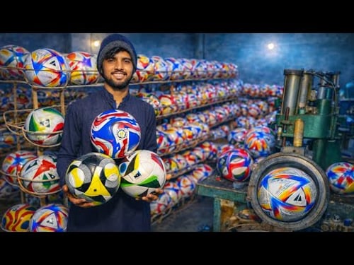 How football are made | soccer ball are made step by step