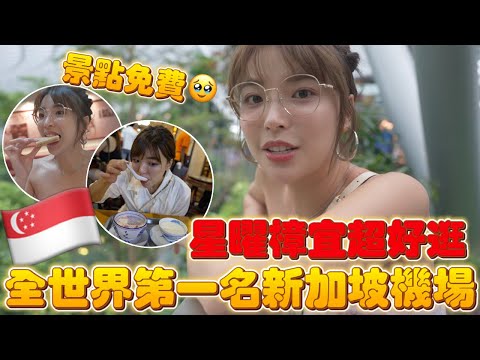 新加坡四天三夜自由行!免費的星耀樟宜超好逛🔥爆紅的阿秋甜品、中式夜市超多美食|一隻阿圓