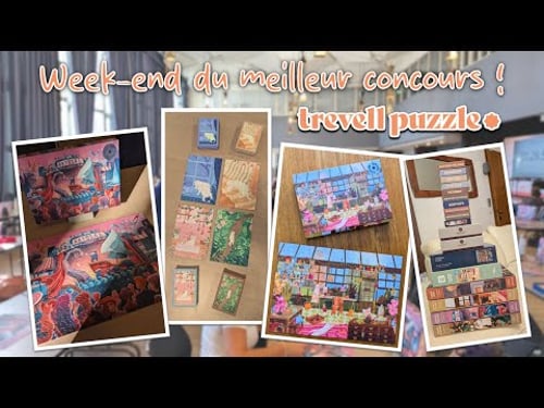 Concours de puzzles Trevell = week-end de FOLIIIIIE 🧡🧩