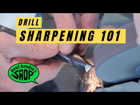 How to sharpen your drill bits // Paul Brodie's Shop
