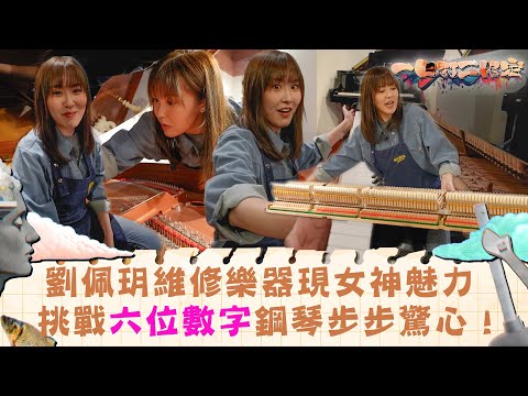 一日打工限定|劉佩玥維修樂器現仙氣女神魅力 挑戰六位數字鋼琴步步驚心!|娛樂 搞笑 兼職|TVB綜藝