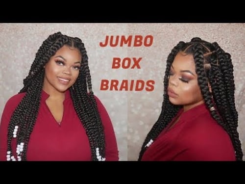 JUMBO BOX BRAIDS for the FIRST TIME (extra beginner friendly!)| Safiya Bae