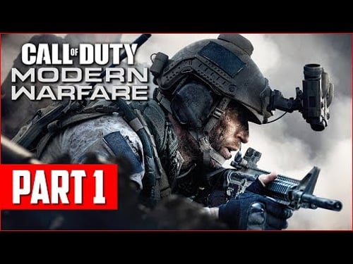 Call of Duty Modern Warfare Campaign Gameplay Walkthrough, Part 1! (COD MW PS4 Pro Gameplay)