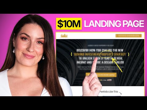 What a $10,000,000 Landing Page Looks Like (COPY THIS)