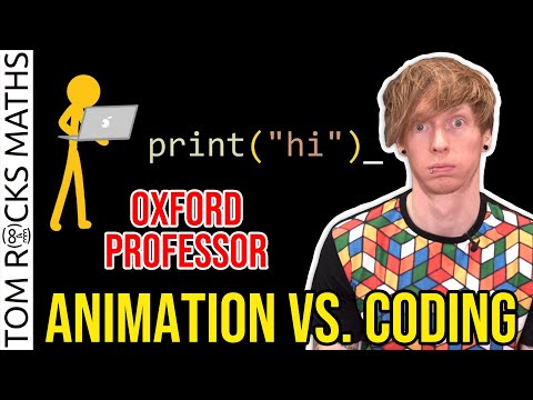 Oxford University Mathematician REACTS to "Animation vs. Coding"