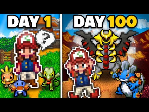 I Played 100 Days In POKEMON Stardew Valley