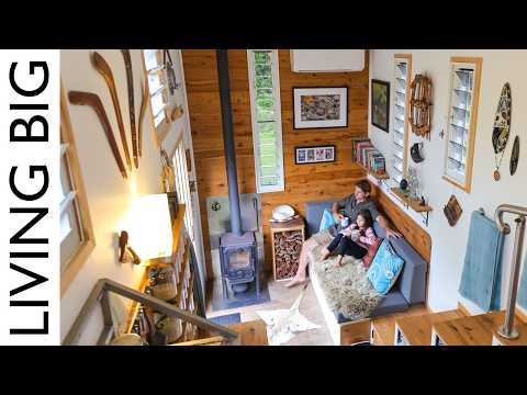 Father Builds Ultra-Affordable Tiny Home for Himself and His Daughter