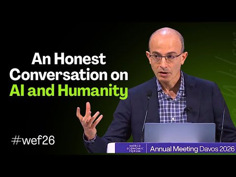 An Honest Conversation on AI and Humanity @wef | Yuval Noah Harari