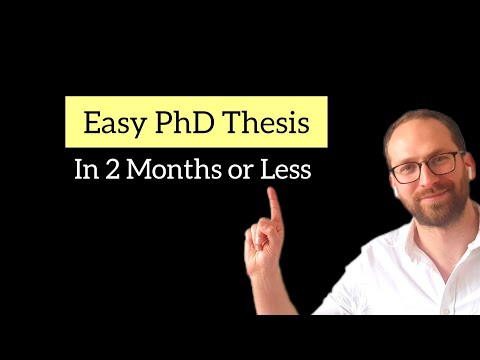 Write PhD thesis in 2 months: 9 Easy Strategy Tips