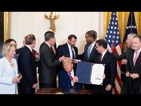 President Trump Participates in a Bill Signing Ceremony, June 12, 2025