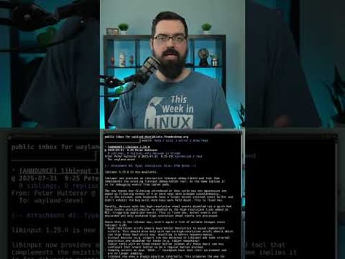 libinput 1.29 Released