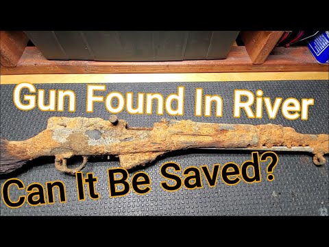 Rustiest Gun on YouTube? Magnet Fishing Gun Conservation.
