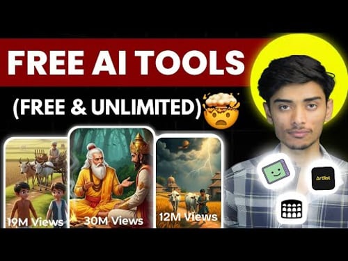 5 FREE AI Tools Every Content Creator MUST Use in 2025!