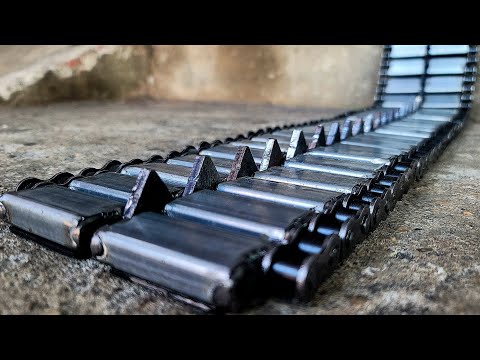 Homemade tank 1/6, par1, chain | rc action homemade