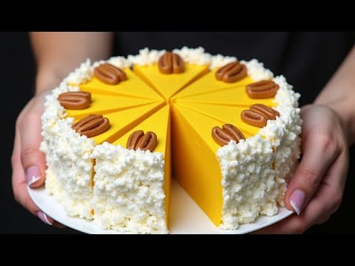 Nur Milch, Orange und Banane! Blitzschnelles Dessert in 5 Minuten! Kein Backofen, keine Gelatine!