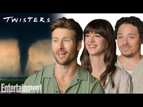 'Twisters' Stars Glen Powell, Daisy Edgar-Jones & Anthony Ramos on Recreating a Classic Film