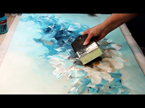 Abstract Painting Challenge - One Brush, Endless Creativity!