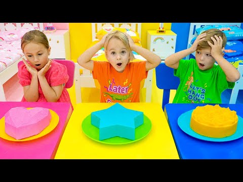 Geheimer Raum in drei Farben – Herausforderung für Kinder