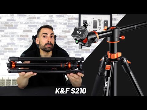 EL MEJOR TRÍPODE para cámaras y MÓVIL, el K&F concept s210