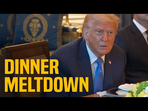 Trump LOSES MIND at White House dinner