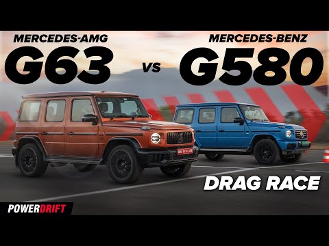Top G Battle | G 580 vs G 63 AMG | Petrol Power vs Electric Power | Drag Race