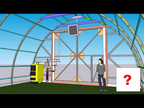 WINTER GREENHOUSE HEATING. Secrets of the Ideal System #1