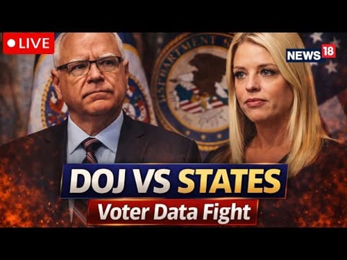 BREAKING: DOJ Sues States for Voter Records — Minnesota Targeted in Federal Data Fight | LIVE | N18G