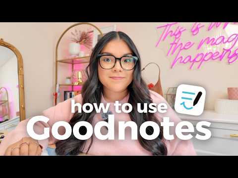 How to Use Goodnotes UPDATED VERSION | Beginners Guide πβ¨