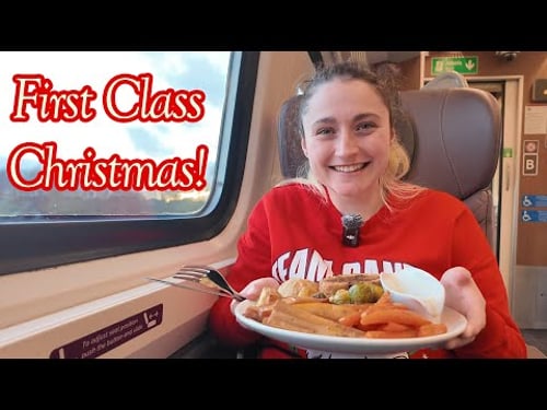 I had a 3 Course Dinner on a Train!