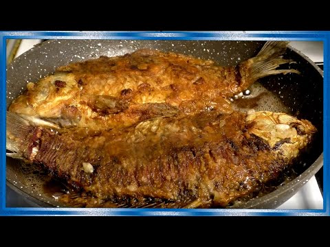 Boneless fried crucian carp, it's simple and delicious! fish recipes from fisherman dv 27rus