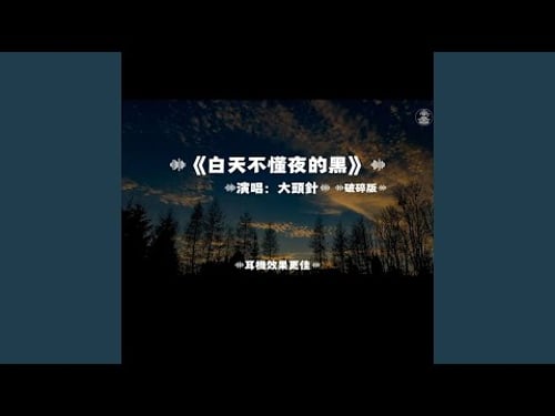 白天不懂夜的黑/大頭針