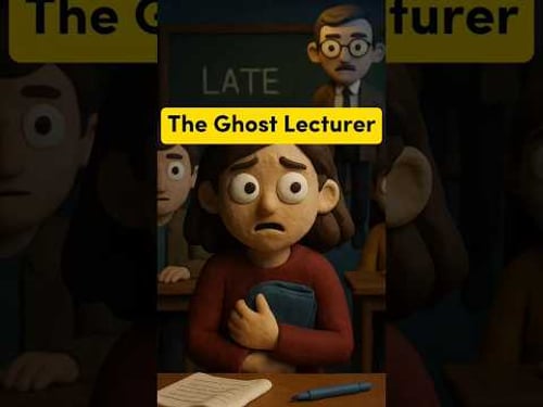 The ghost lecturer #GhostTeacher #HorrorStory #CreepyStory#ShortHorror #ScaryShorts #HorrorScene