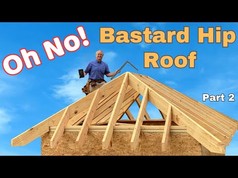 How to frame an irregular, "bastard" hip roof Part 2 - Step-by-step instructions