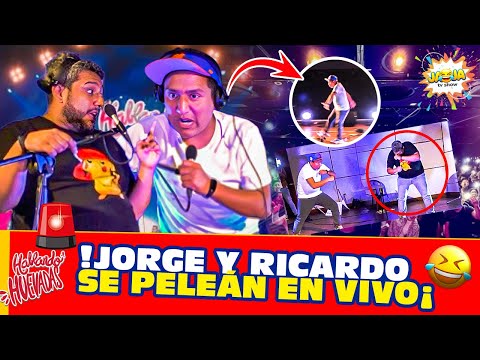 ¿EL FIN DE HABLANDO HUEVADAS? La pelea EN VIVO de Jorge Luna y Ricardo Mendoza