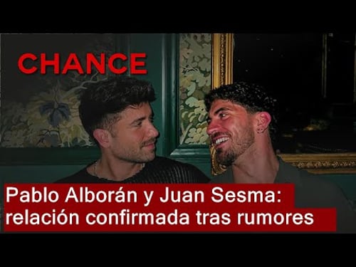 Pablo Alborán, se confirma su relación con el modelo Juan Sesma tras meses de rumores