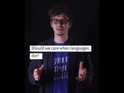 Should we care if languages die? #shorts