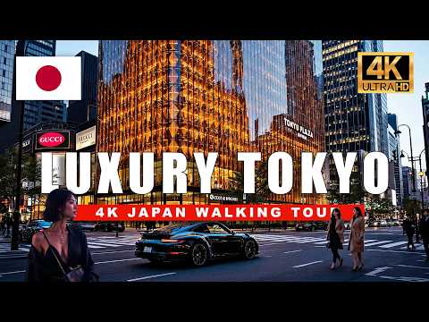 Luxury Shopping in Tokyo’s Ginza | 4K HDR Walk Through Japan’s Fashion Capital