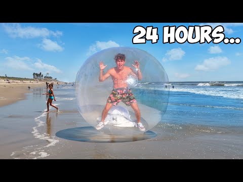 LIVING IN A BUBBLE FOR 24 HOURS!
