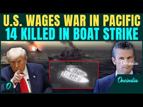 U.S. Drags War Into Pacific: 14 KILLED As Hegseth Declares ‘War On Narco-Terror’ | SHOCKING VIDEO