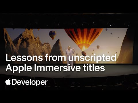 The power of simplicity: Lessons from unscripted Apple Immersive titles | Meet with Apple