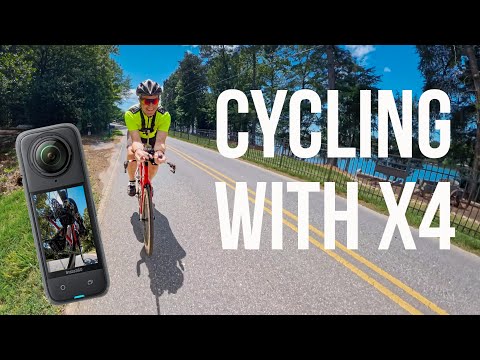 Took the Insta360 X4 cycling!