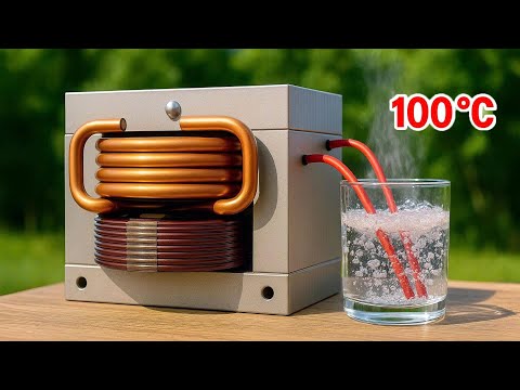 Donβt Throw Away Your Old Microwave Until You See This! Insert Copper Pipe and Get Free Hot Water
