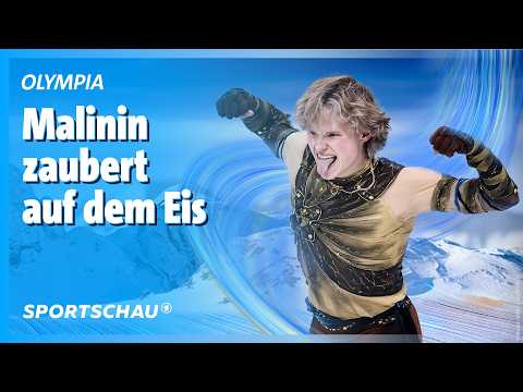 Eiskunstlauf: Ilia Malinin nach Kurzprogramm auf Goldkurs | Olympia | Sportschau