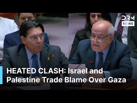 HEATED UN CLASH: Israel, Palestinian Envoys Clash Over Gaza Ceasefire & Humanitarian Crisis | AC1B