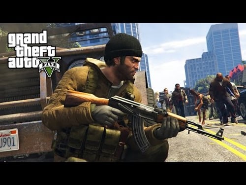 GTA 5 Zombie Apocalypse Mod #2 - SURVIVAL!! (GTA 5 Mods)