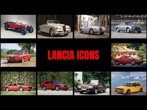 Ten Iconic and Collectible Lancia Road Cars