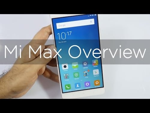 Xiaomi Mi Max with 6.44" Screen Unboxing & Overview