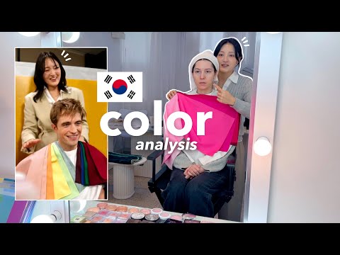 seoul vlog 🇰🇷 insanely detailed color analysis expert in korea helped us find our 'personal color' 🌈